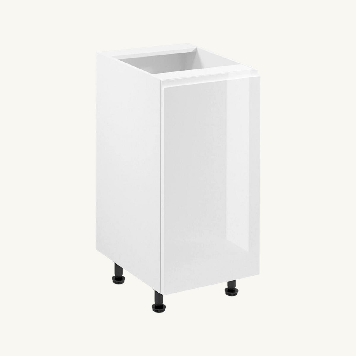 WINKELKÜCHE 260 x 210 cm Glanzia – KU-S12 – Weiß – Weiß / Hochglanz - Weiß, Holzwerkstoff (260/212/210cm) - hi-markt