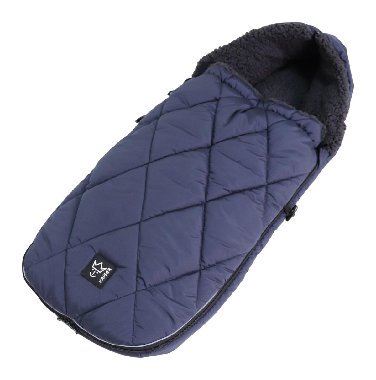 KINDERWAGEN-FUSSSACK XL TOO, navy - Dunkelblau, Textil (46/10/105cm) - Kaiserbaby