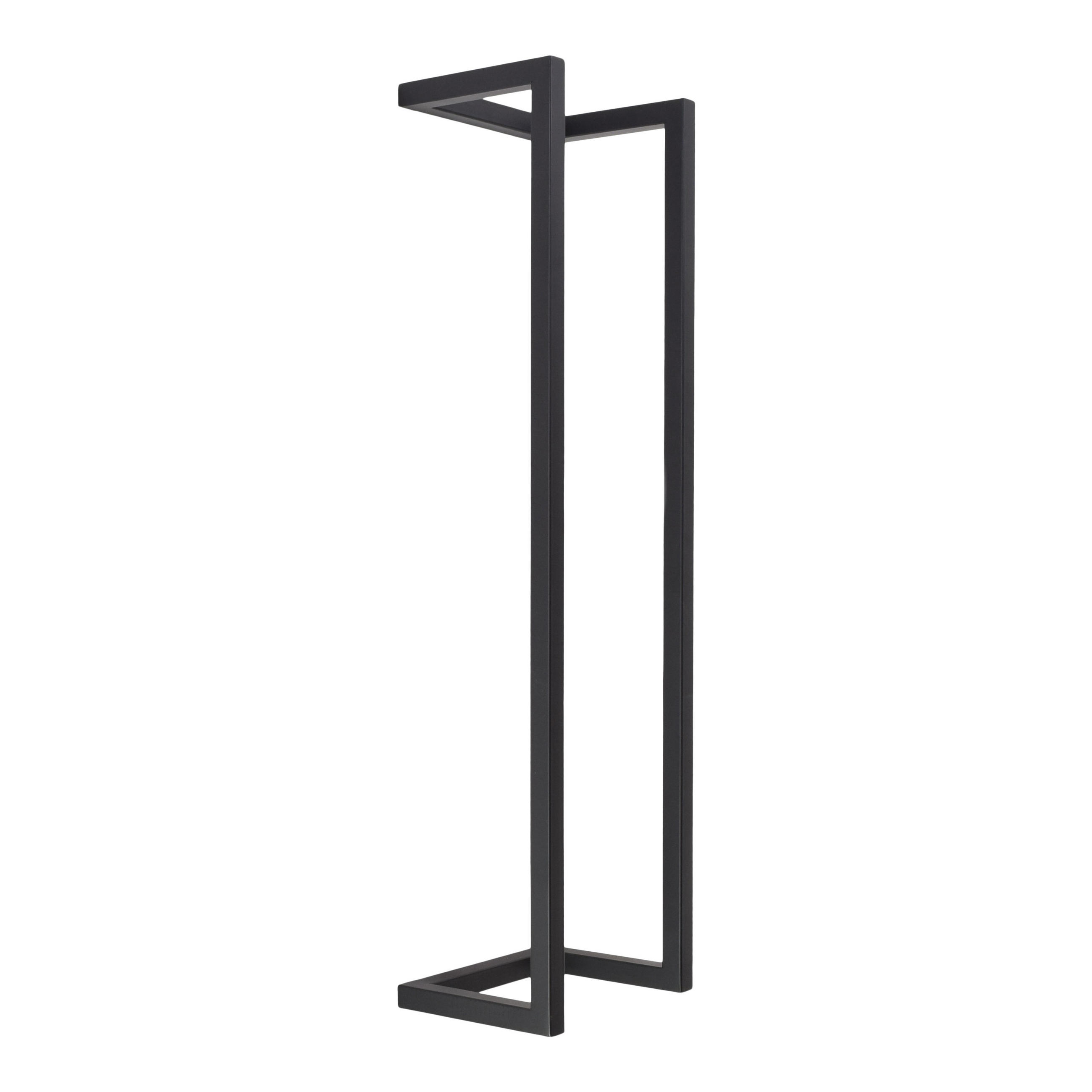 HANDTUCHSTÄNDER Fester Schwarz - Schwarz, Metall (25/95/20cm) - LOFT42