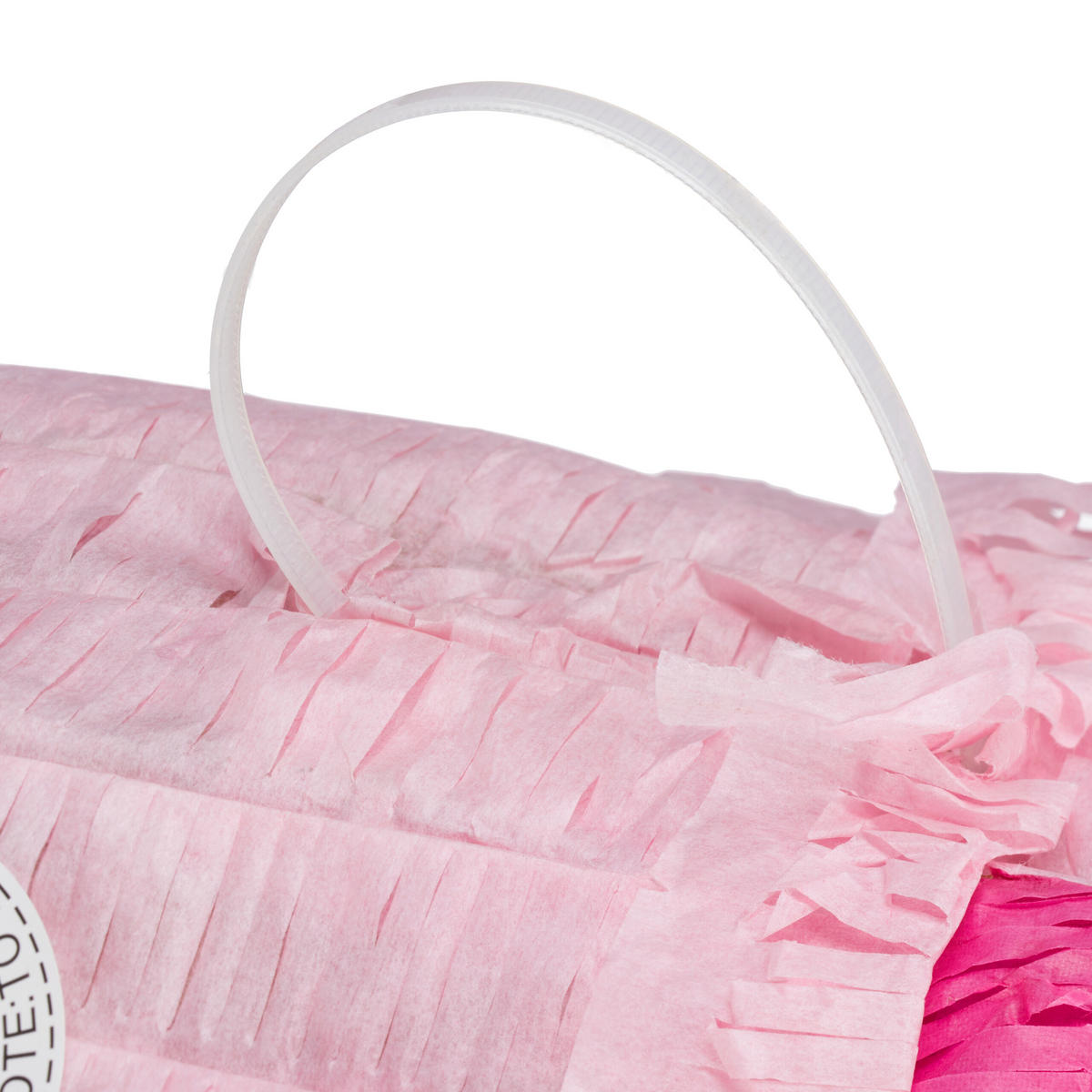 PINATA - Rosa, Papier/Wellpappe (43/25/20cm) - Relaxdays