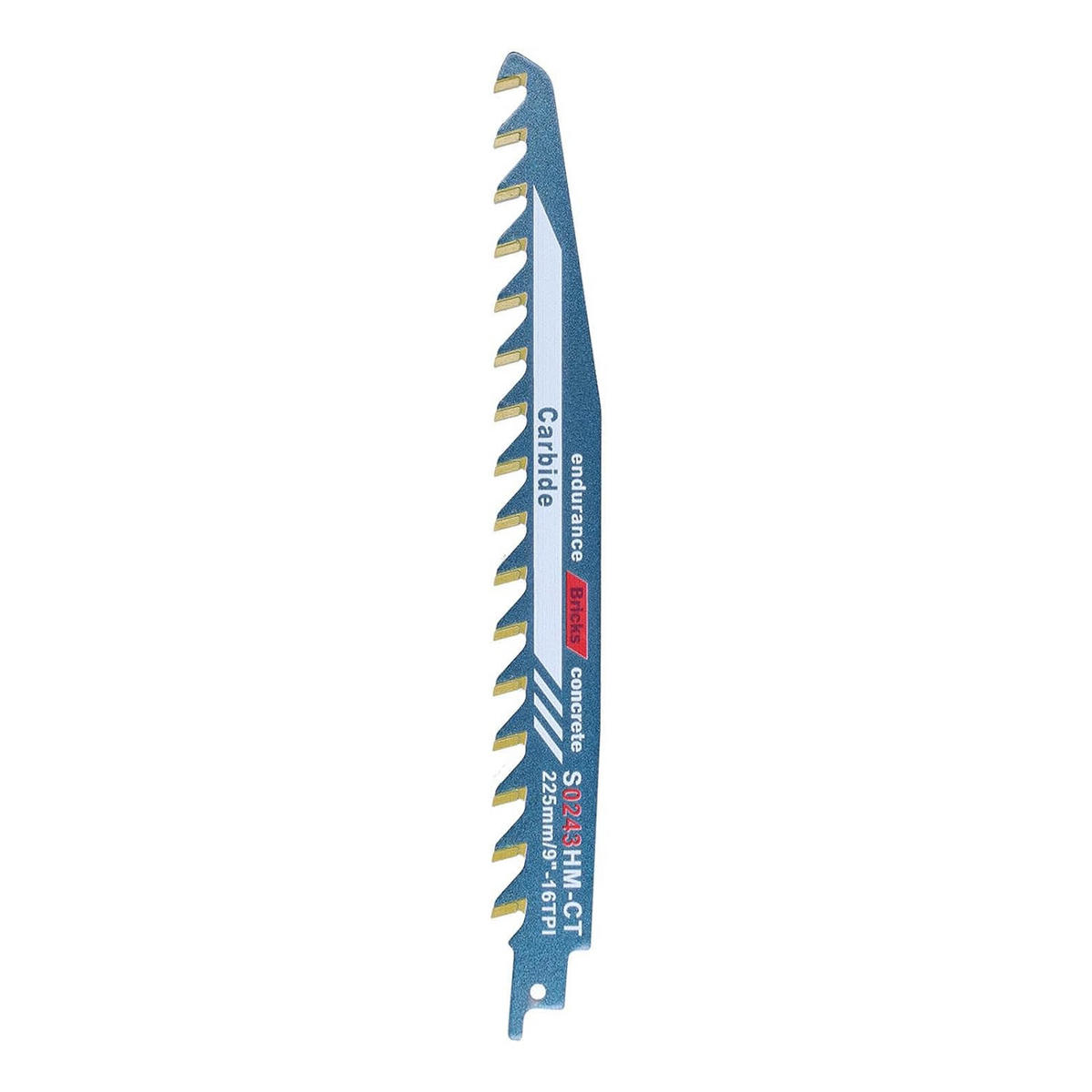 SÄGEBLATT - geeignet für Porenbeton, Ziegel, Zementplatten und Beton, 225 mm lang. - Blau, Metall (22.5/2.6/1cm) - DCA