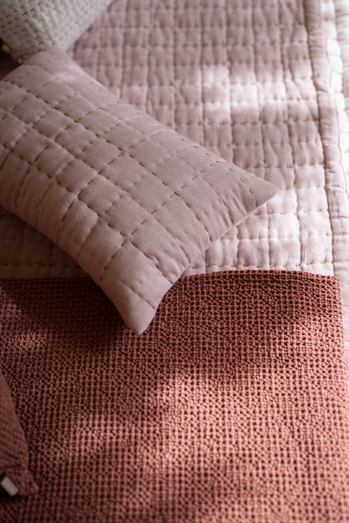 PLAID Cambra terrakotta 140 x 200 cm - Terracotta, Textil (140/200cm) - Vivaraise