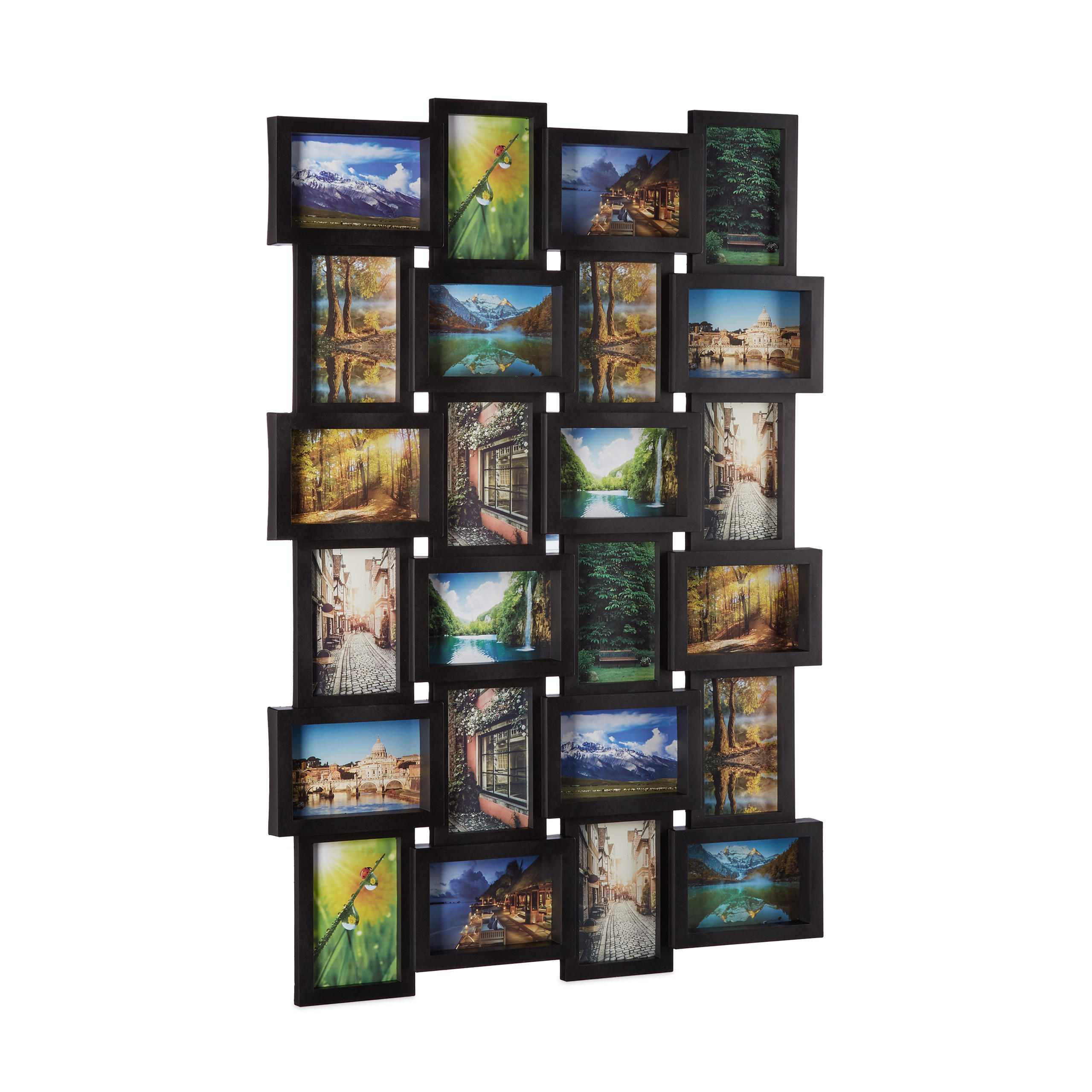 BILDERRAHMEN - Multicolor, Holzwerkstoff/Kunststoff (59/2.5/86cm) - Relaxdays