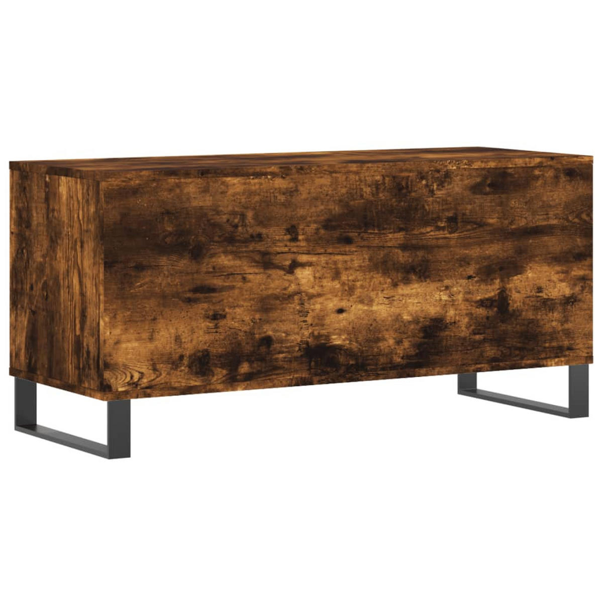 PLATTENSCHRANK Räuchereiche 100/38/48 Cm Holzwerkstoff - Braun, Holzwerkstoff (38/48/100cm) - vidaXL