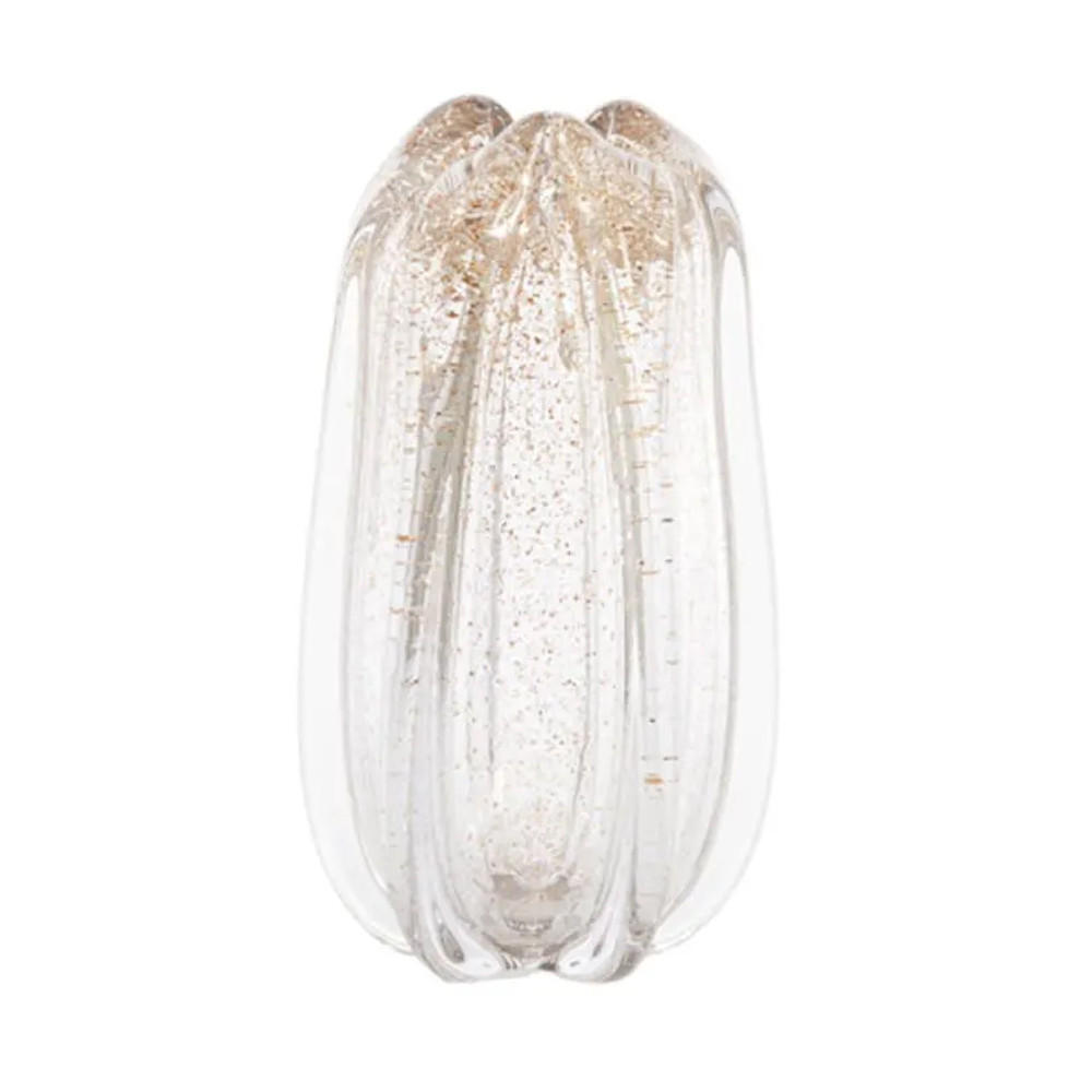 GLASVASE MURELA Ø21x30 cm, Glas, Transparent - Transparent, Glas (30cm) - Light & Living