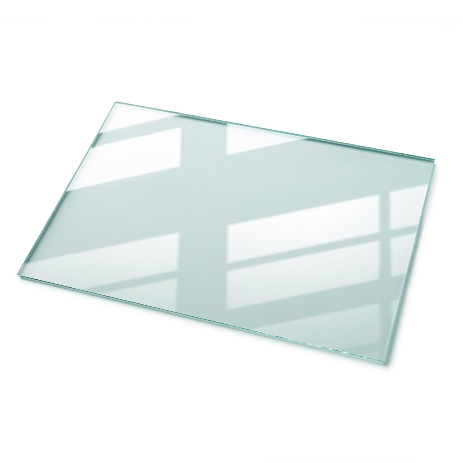 TISCHPLATTE 120 x 80 cm Transparente Glasplatte - Transparent, Glas (120/0.4/80cm) - TULUP