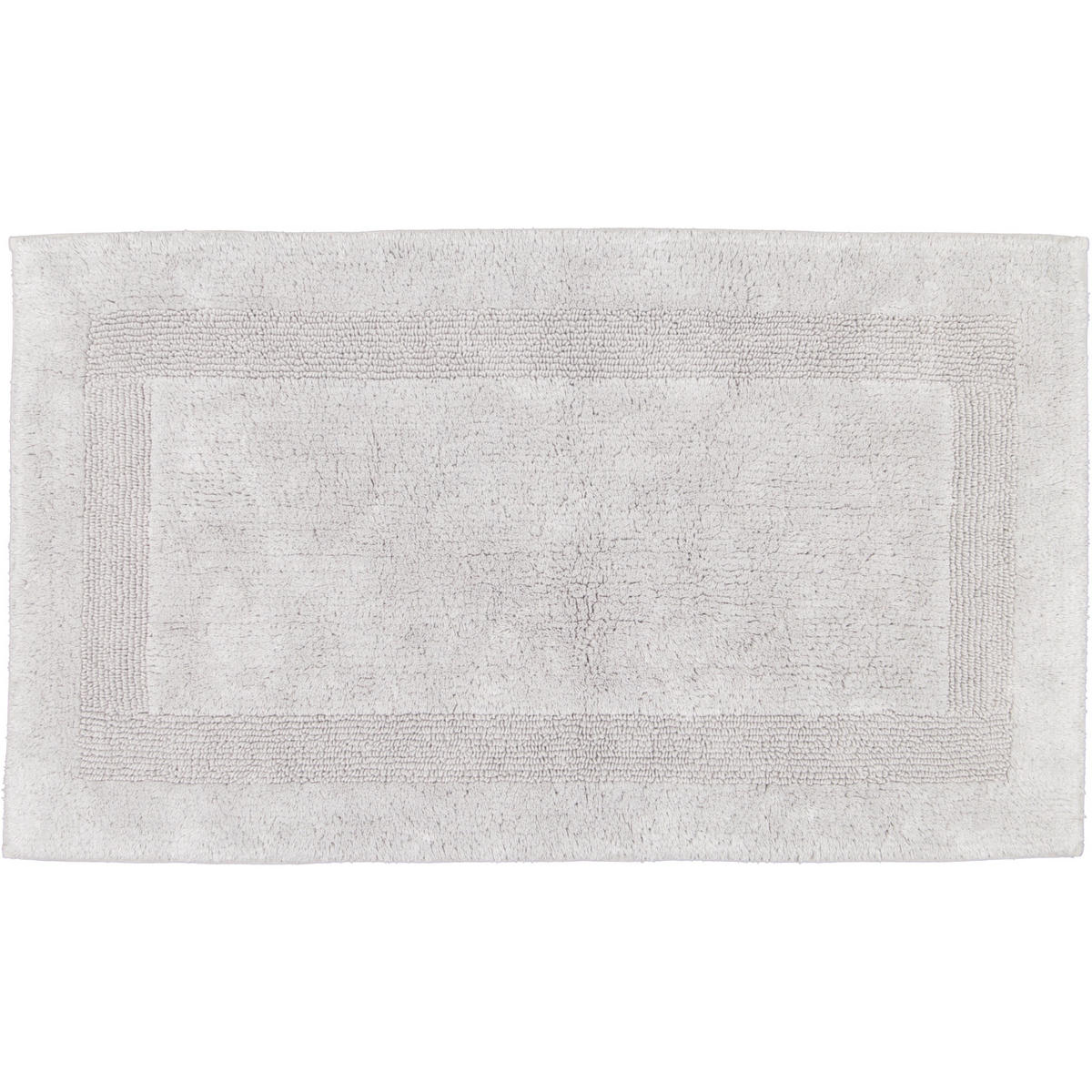 BADTEPPICH LUXUS 1000 PLATIN - 705 - Grau, Textil (60/100cm) - Cawoe
