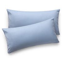 KISSENBEZUG Agneta 40/40 cm, 2er-Set, 100% Baumwolle, Hellblau - Hellblau, Textil (80/40cm) - Blumtal