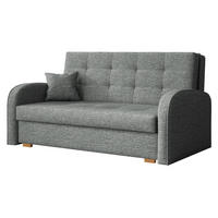 SCHLAFSOFA Viva Gold III - Graphitfarben/Braun, Holz/Textil (153/85/98cm) - MIRJAN24