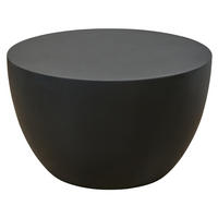 COUCHTISCH Rund Schwarz 64 x 64 x 38 cm - Schwarz, Metall (64/64/38.5cm) - Nordlys