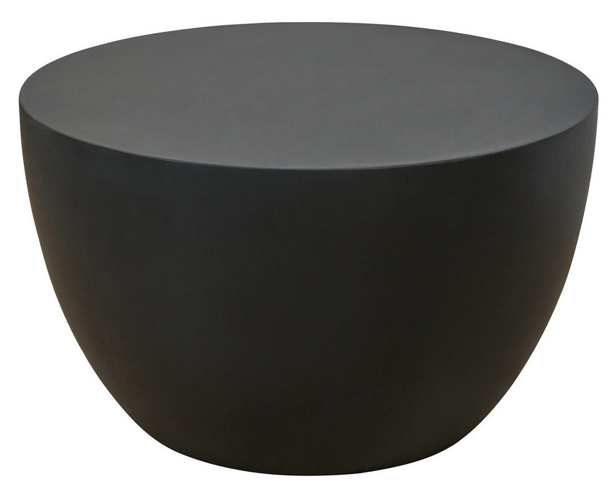 COUCHTISCH Rund Schwarz 64 x 64 x 38 cm - Schwarz, Metall (64/64/38.5cm) - Nordlys