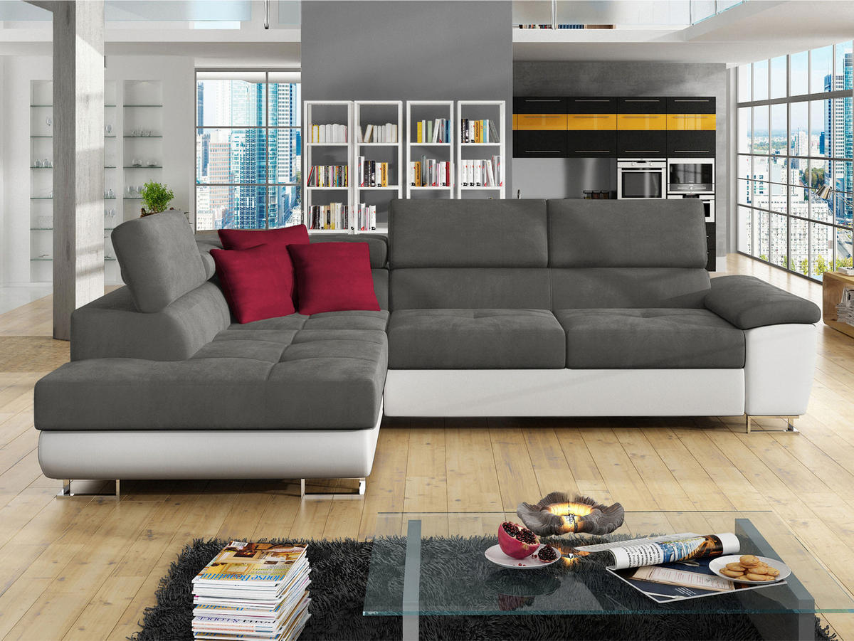 ECKSOFA Cotere, Seite: Links - Multicolor, Holz/Textil (270/202cm) - MIRJAN24