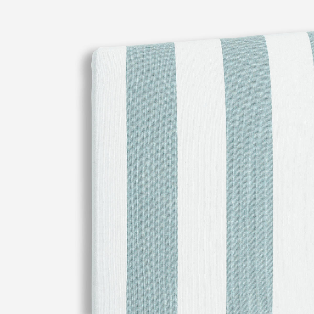 KOPFTEIL Gepolstertes aus gestreiftem Stoff Turkis 145/52/3 cm SUANCES - Türkis, Textil (145/52/3cm) - RNT By Really Nice Things