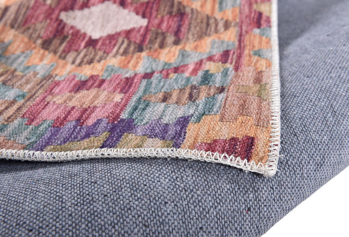 KURZFLORTEPPICH Cecilia 70x140 cm - Multicolor, Textil (70/140cm) - Gino Falcone