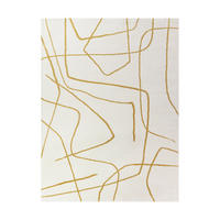 TEPPICH Designer weich gelb gelb - Gelb, Textil (120/170cm) - AFK Living