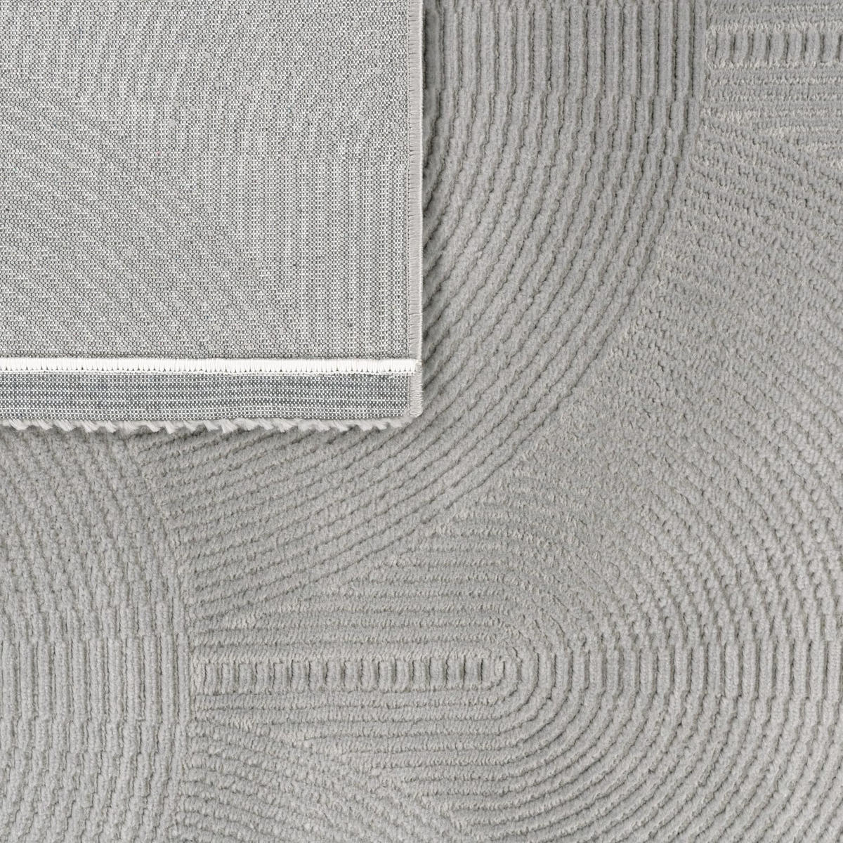 FLACHWEBETEPPICH Boho Anthrazit 80 x 150 cm - Anthrazit, Kunststoff (80/150cm) - TT Home