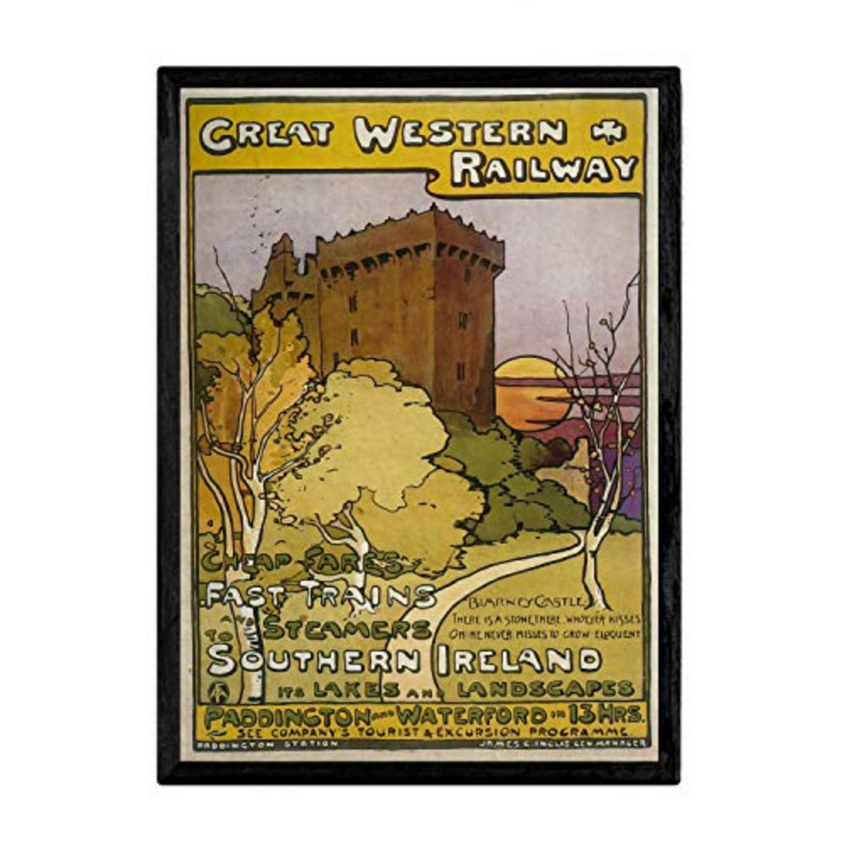 POSTER Wandelnde Schloss A3 Rahmenlos - Klar, Papier (29.7/5/42cm) - Nacnic