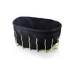 KORB Cassie Gold 22/15/10 cm Metall - Goldfarben, Metall (15/10/22cm) - Mondex