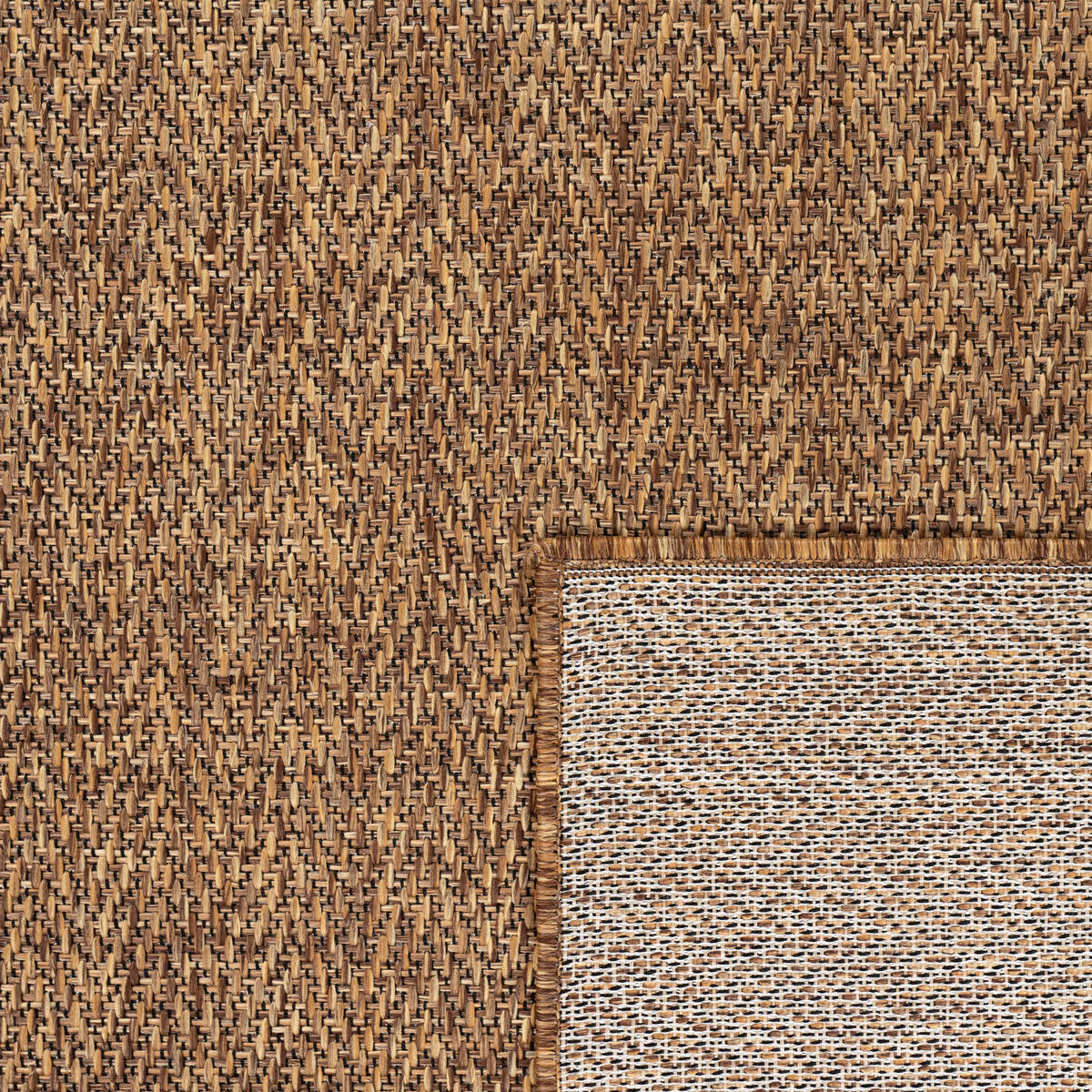 OUTDOORTEPPICH 160/220 cm Luca 421 - Braun, Textil (160/220cm) - Paco Home