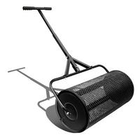 KOMPOSTSTREUER – T-Griff, Metallgeflecht, zum Verteilen von Torf, Mist und Samen im Garten - Schwarz, Metall (32/116/61cm) - Kaket