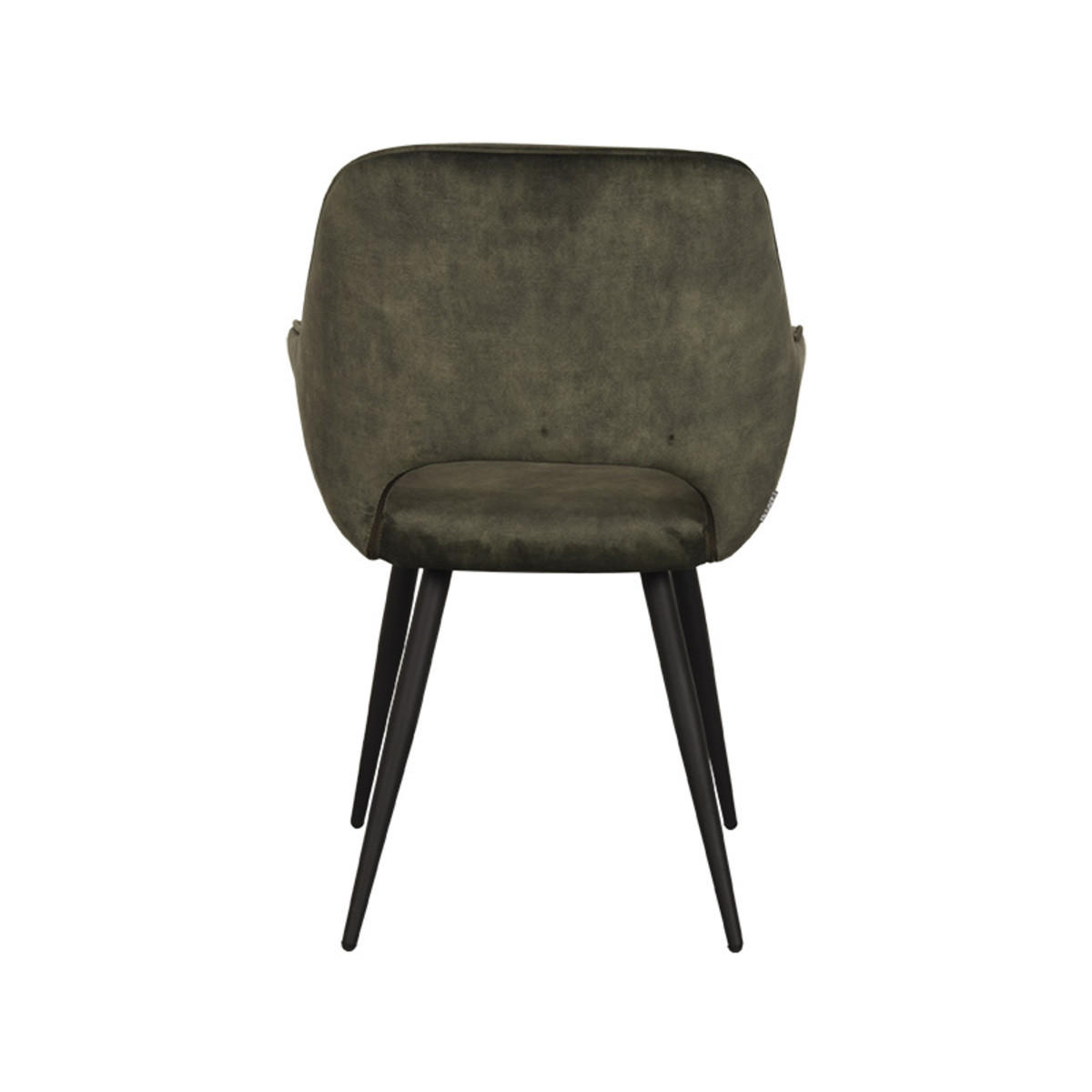 ESSZIMMERSTUHL Fer Braun 58/57/87 cm 2er-Set - Dunkelbraun, Textil (57/87/58cm) - LABEL51