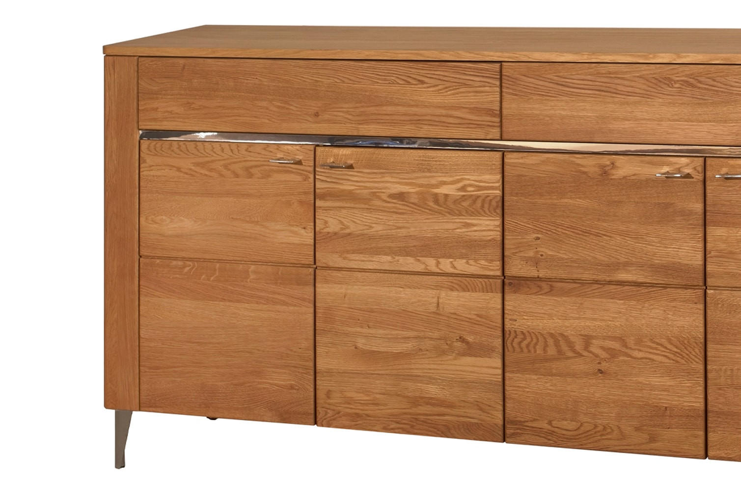 Thumbnail - Feldmann-Wohnen Sideboard, Braun, Holz, 180x91x42 cm, Wohnzimmer, Kommoden & Sideboards, Sideboards