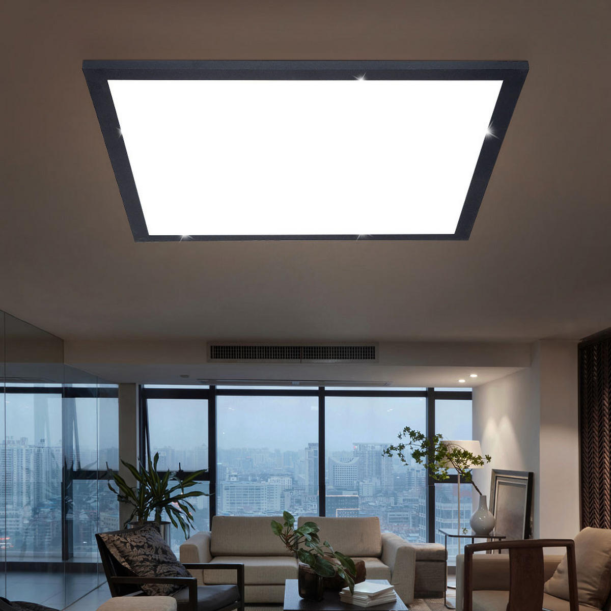 LED DECKENLEUCHTE Doro Weiß - Weiß, Metall (30/30/6cm)