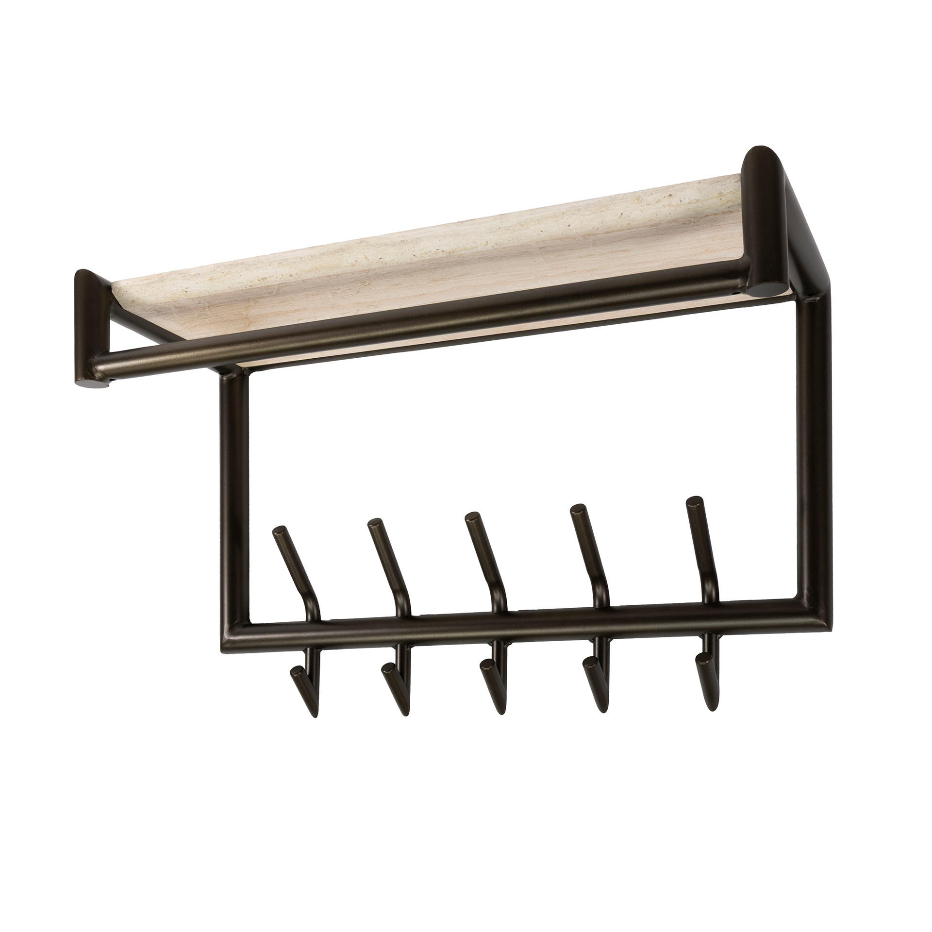 WANDGARDEROBE Terrra 65 27/65/40 cm - Beige, Metall (65/40/27cm) - Hoyz Collection
