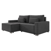 ECKSOFA Zeus - Dunkelgrau, Holz/Holzwerkstoff (238/160cm) - MIRJAN24