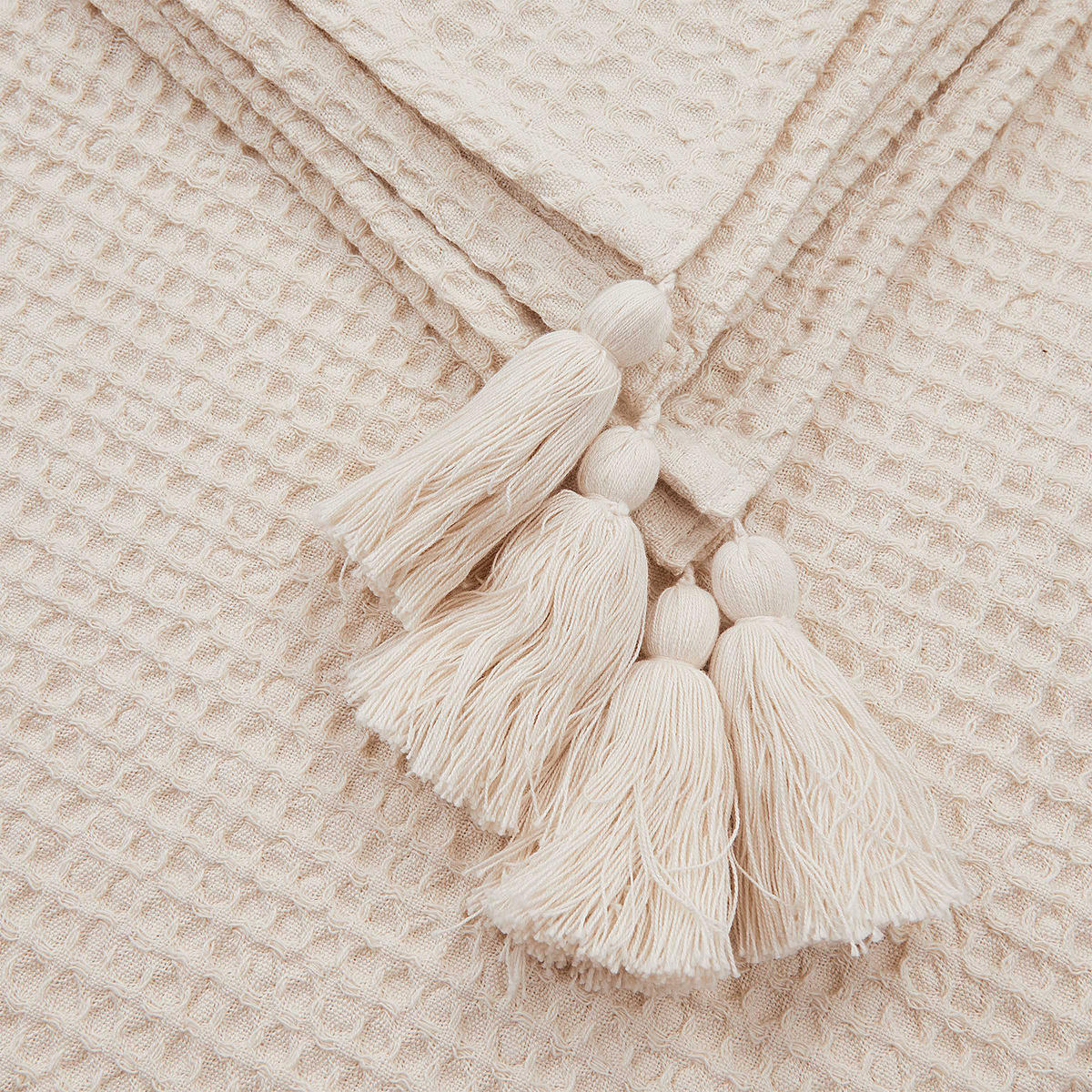 TAGESDECKE Honey Comb - Beige, Textil (140/200cm) - Butlers
