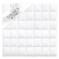 WINTERBETTDECKE QUEEN Entendaunen warm - Weiß, Naturmaterialien/Textil (240/220cm) - Daunenkönig