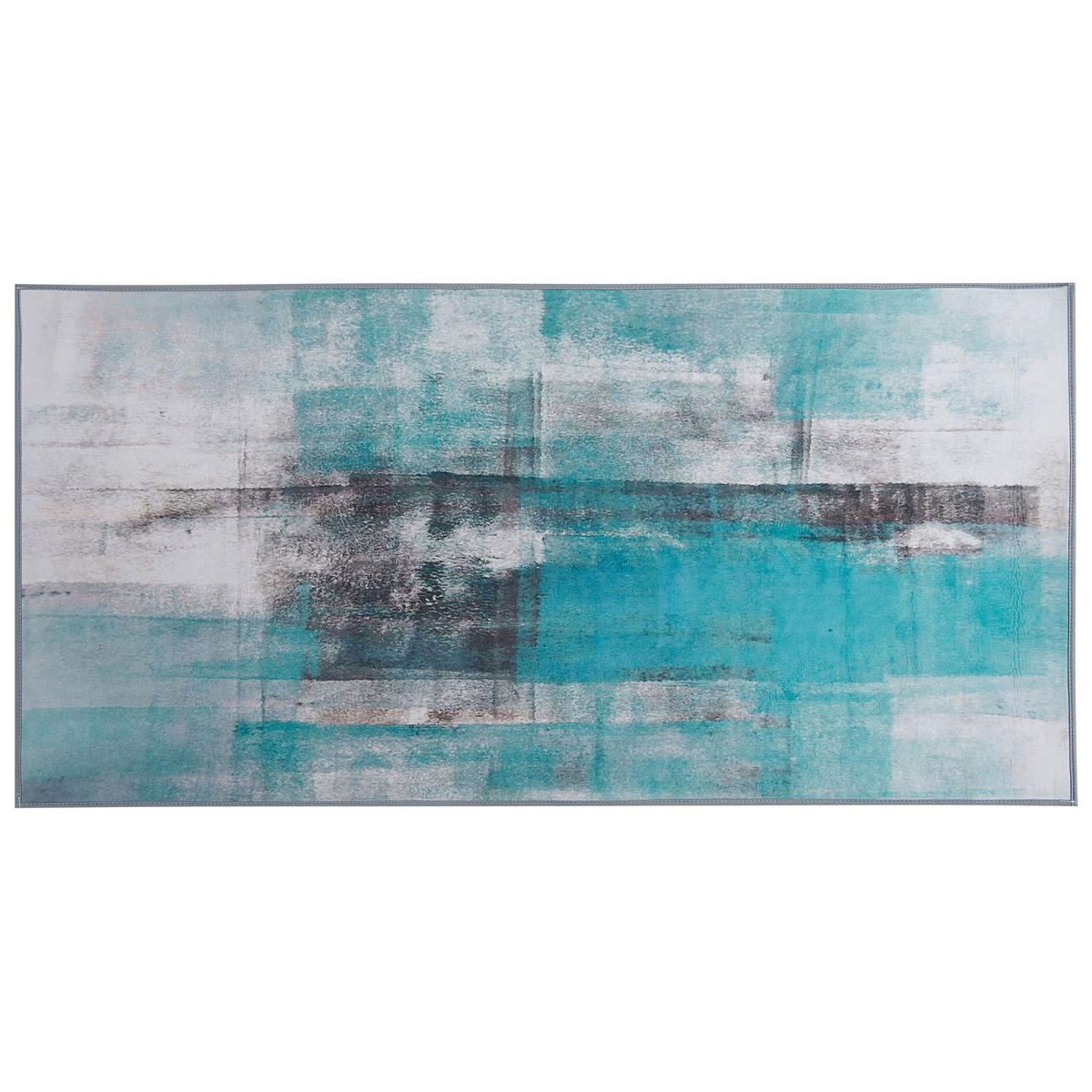 KURZFLOR-TEPPICH Trabzon 150/80 cm - Multicolor, Kunststoff (80/150cm) - Beliani