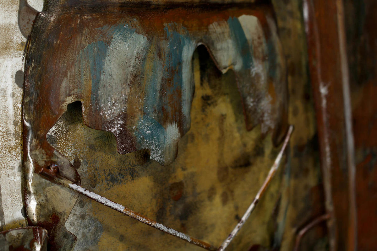 METALLBILD Braun 60/90 cm - Braun, Metall (4.5/90cm) - KUNSTLOFT