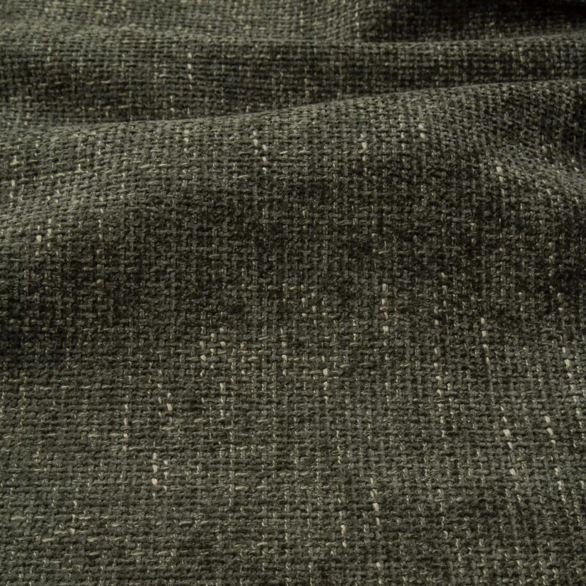 WOHNLANDSCHAFT Rastervelours Olivgrün 346cm - Olivgrün, Textil (346/76/166cm) - Sia Home