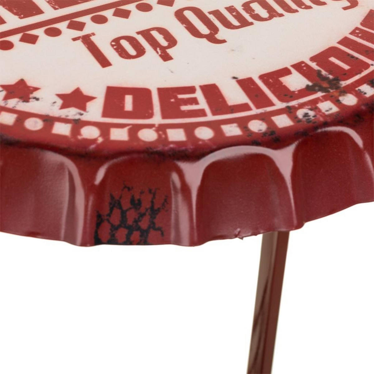 WEINREGAL aus Metall, 42x60cm - Rot, Metall (42/42/60cm) - Wanderlust