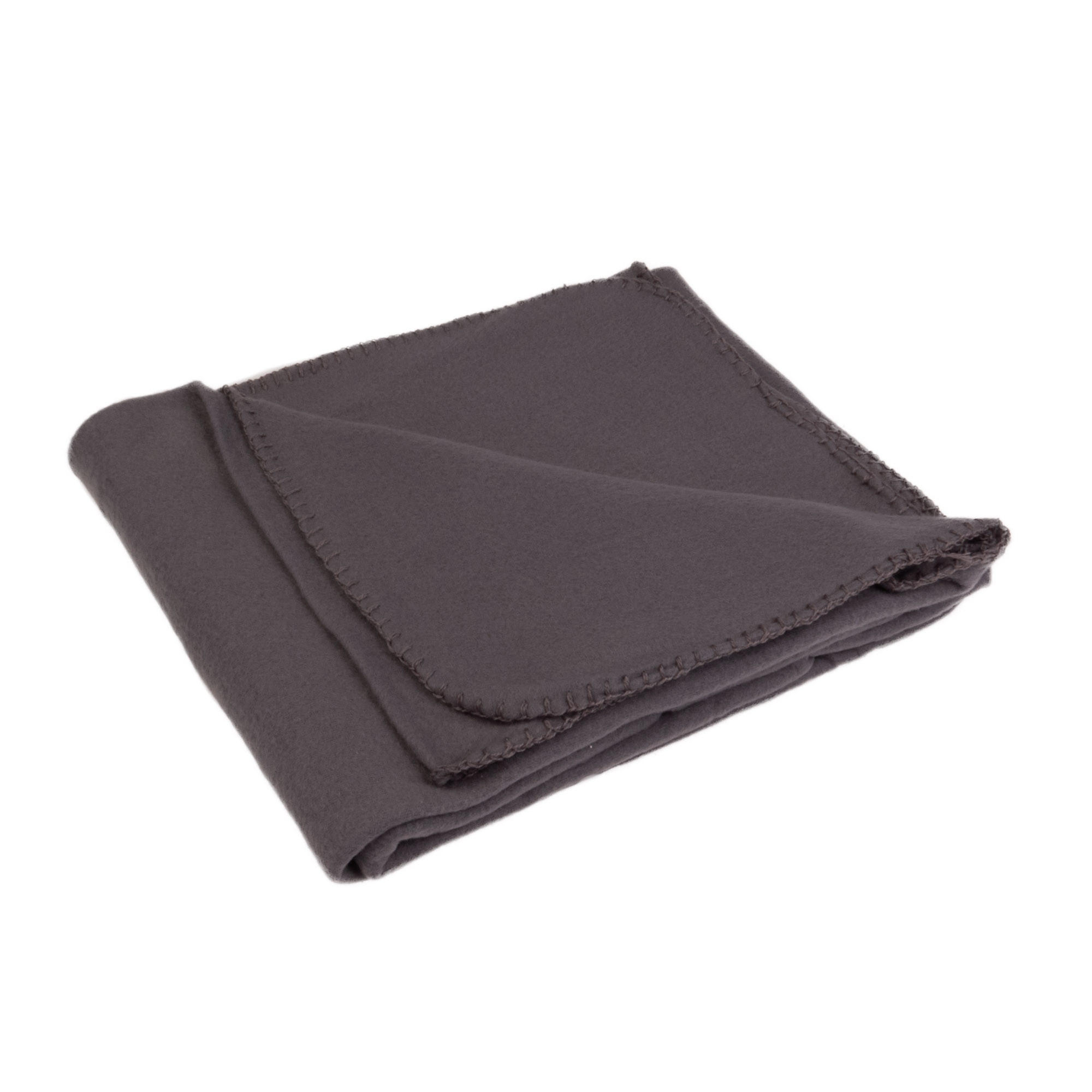 FLEECEDECKE Milout 125/150 cm - Dunkelgrau, Textil (150/125cm) - Douceur d´intérieur