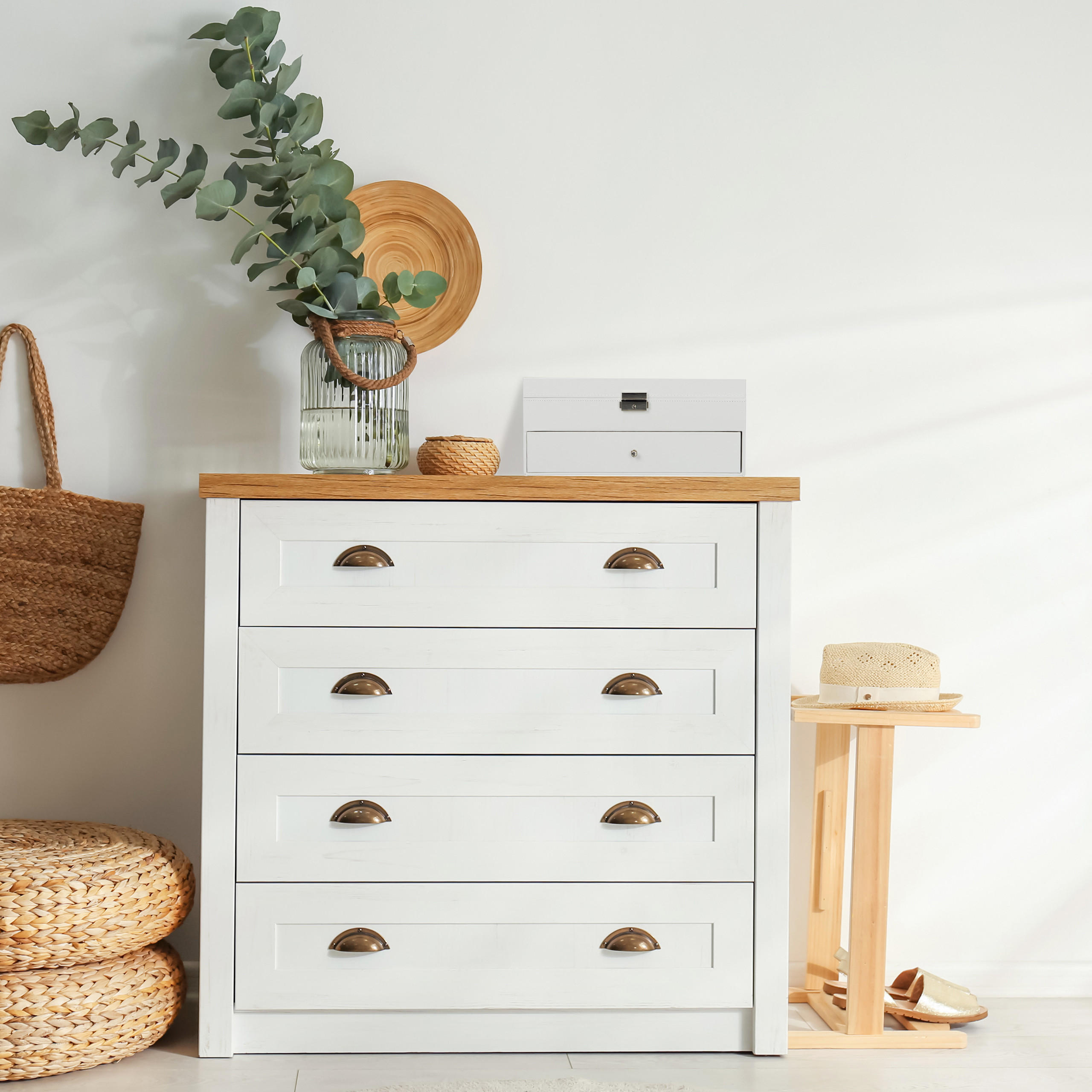 BRILLENBOX - Multicolor, Glas/Kunststoff (33.5/15.5/19.5cm) - Relaxdays