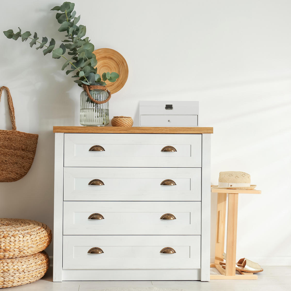 BRILLENBOX - Multicolor, Glas/Kunststoff (33.5/15.5/19.5cm) - Relaxdays