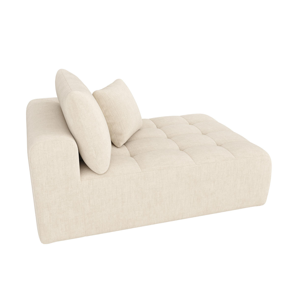 KUTNA GARNITURA od chenille tkanine u bež boji s jastucima - bež, tekstil (244.5/136cm) - WISHDOR