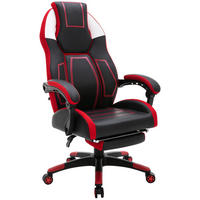 BÜROSTUHL Nexil Kunstleder schwarz/rot - Schwarz, Metall (69/127/70.5cm) - TPFLiving