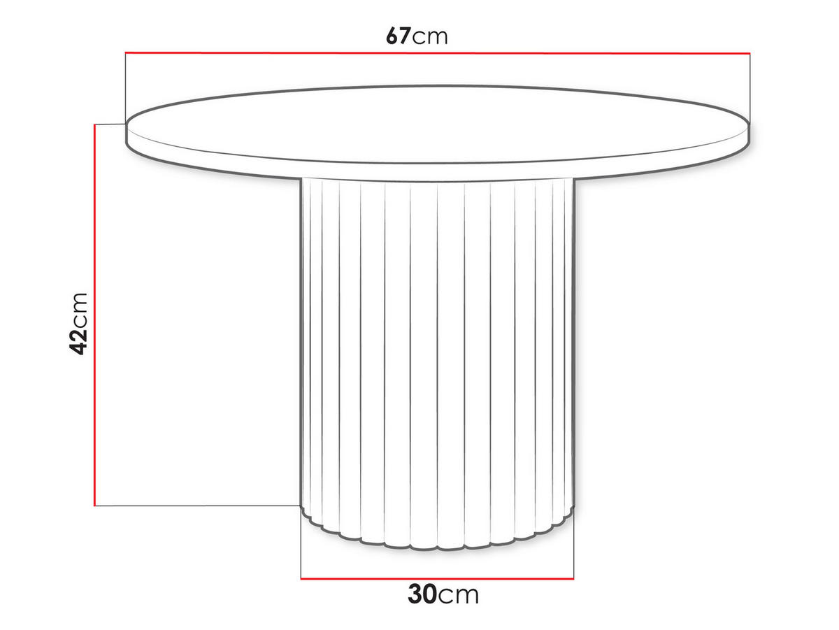COUCHTISCH STK M16 - Schwarz, Metall (67/67/42cm) - MIRJAN24