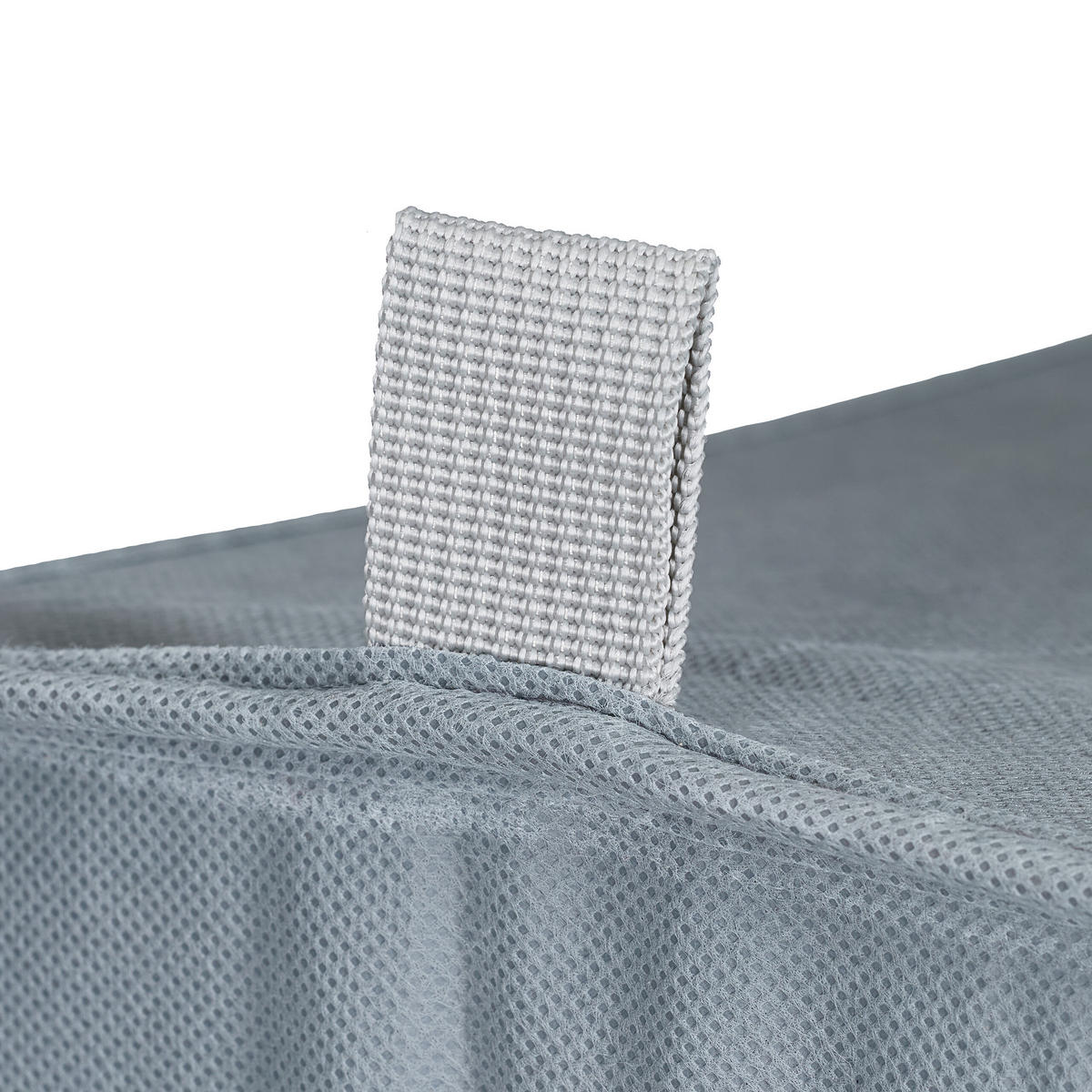 ZÁVESNÝ regál do skrine - sivá, textil (20cm) - Relaxdays