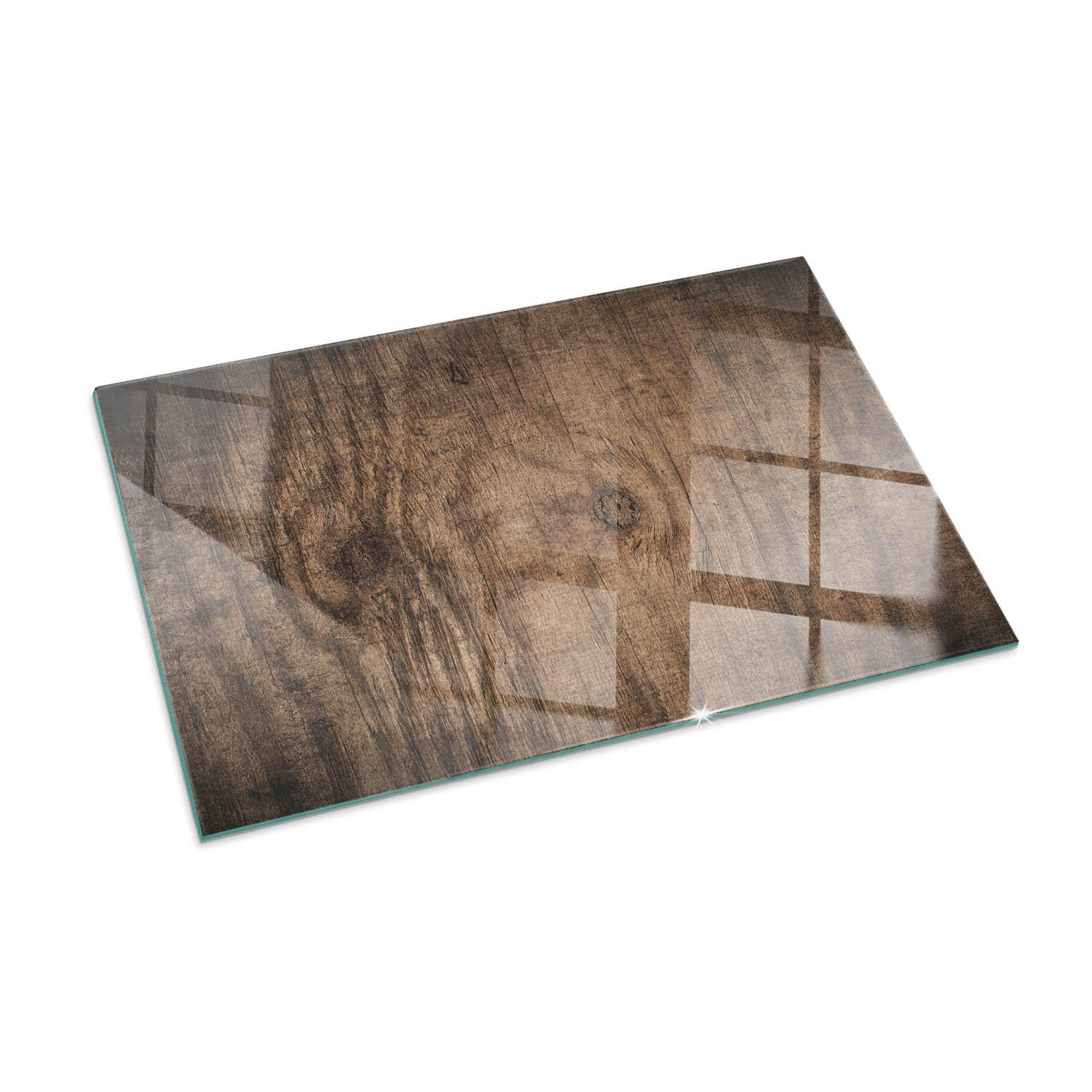 ArtPrintCave Glasplatte Braun 100x70x0.4 cm