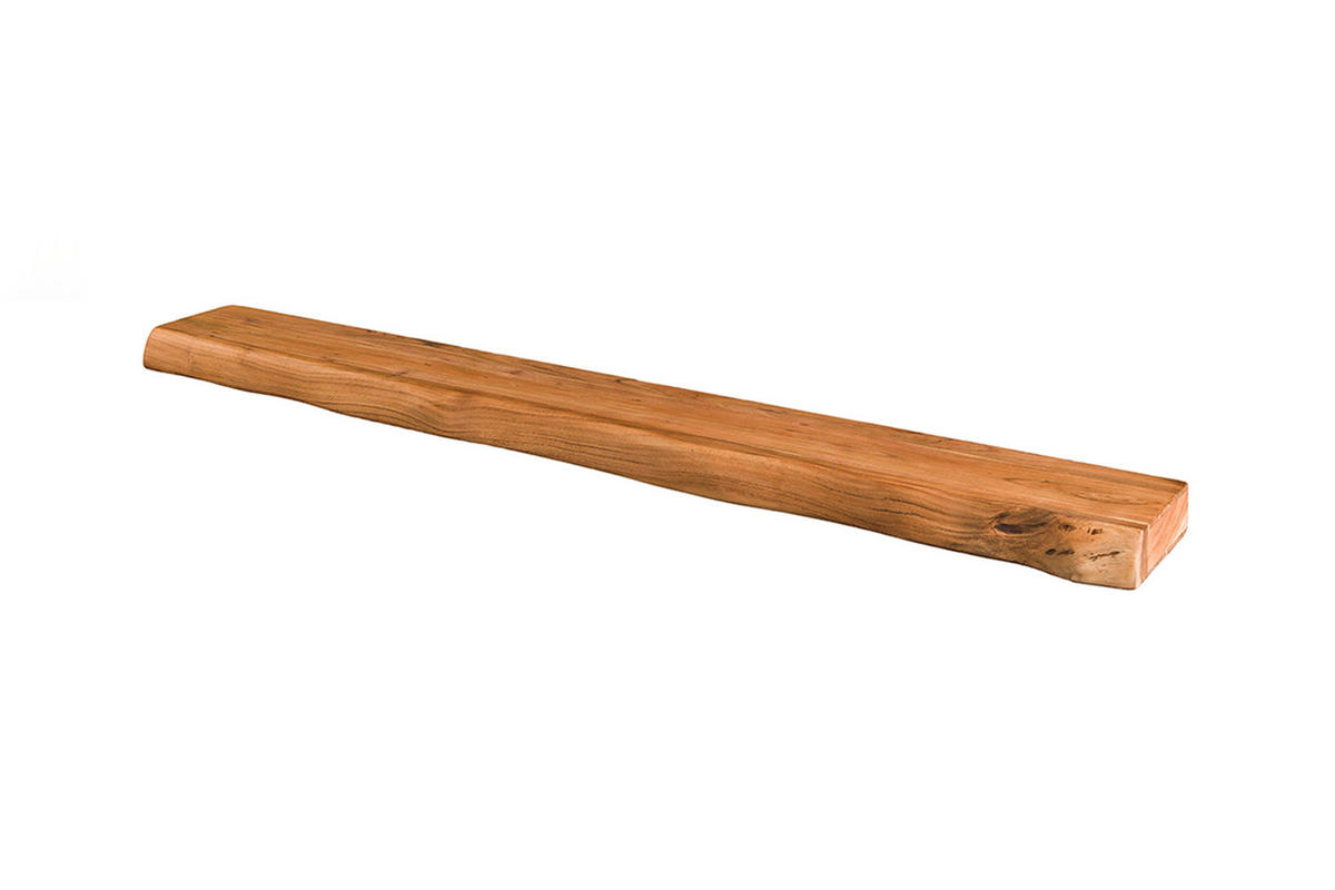 WANDREGAL SESA Holz Akazie - Naturfarben, Holz (200/8/25cm) - KAWOLA