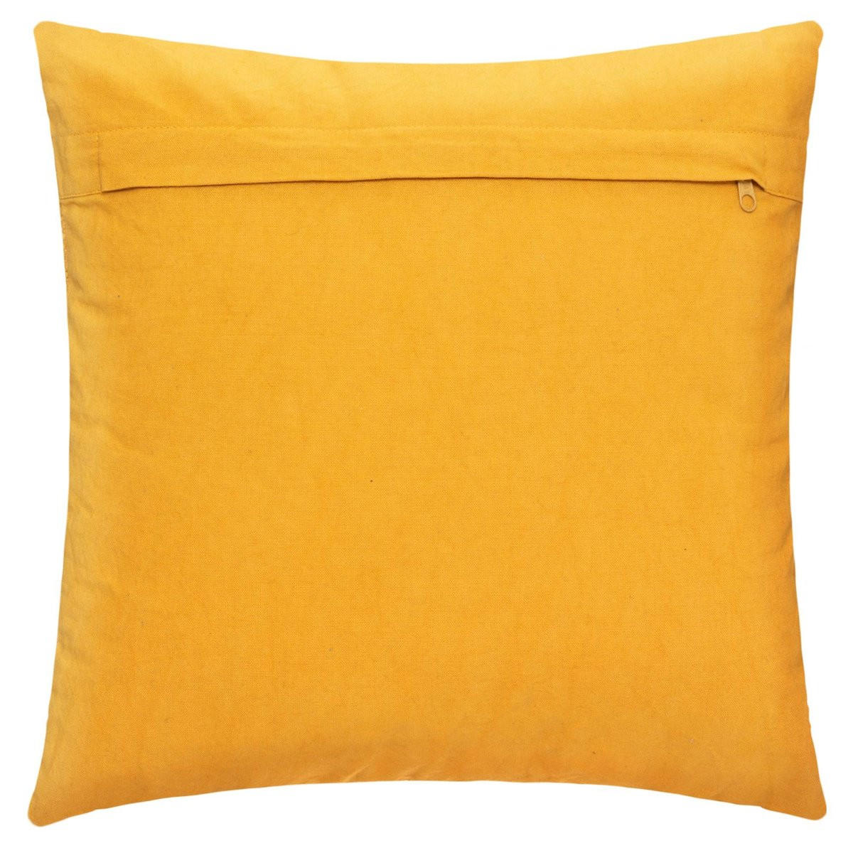 ZIERKISSEN Inca 40/40 cm - Gelb, Naturmaterialien (16/40cm) - Atmosphera Createur d´interieur