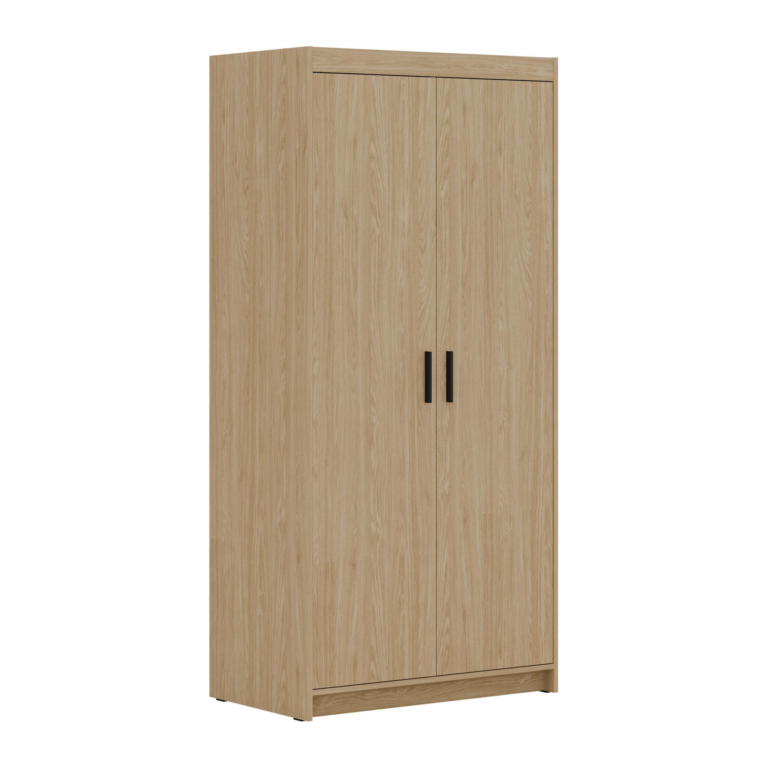AX Living Kleiderschrank Eiche 89.8x190.6x53 cm