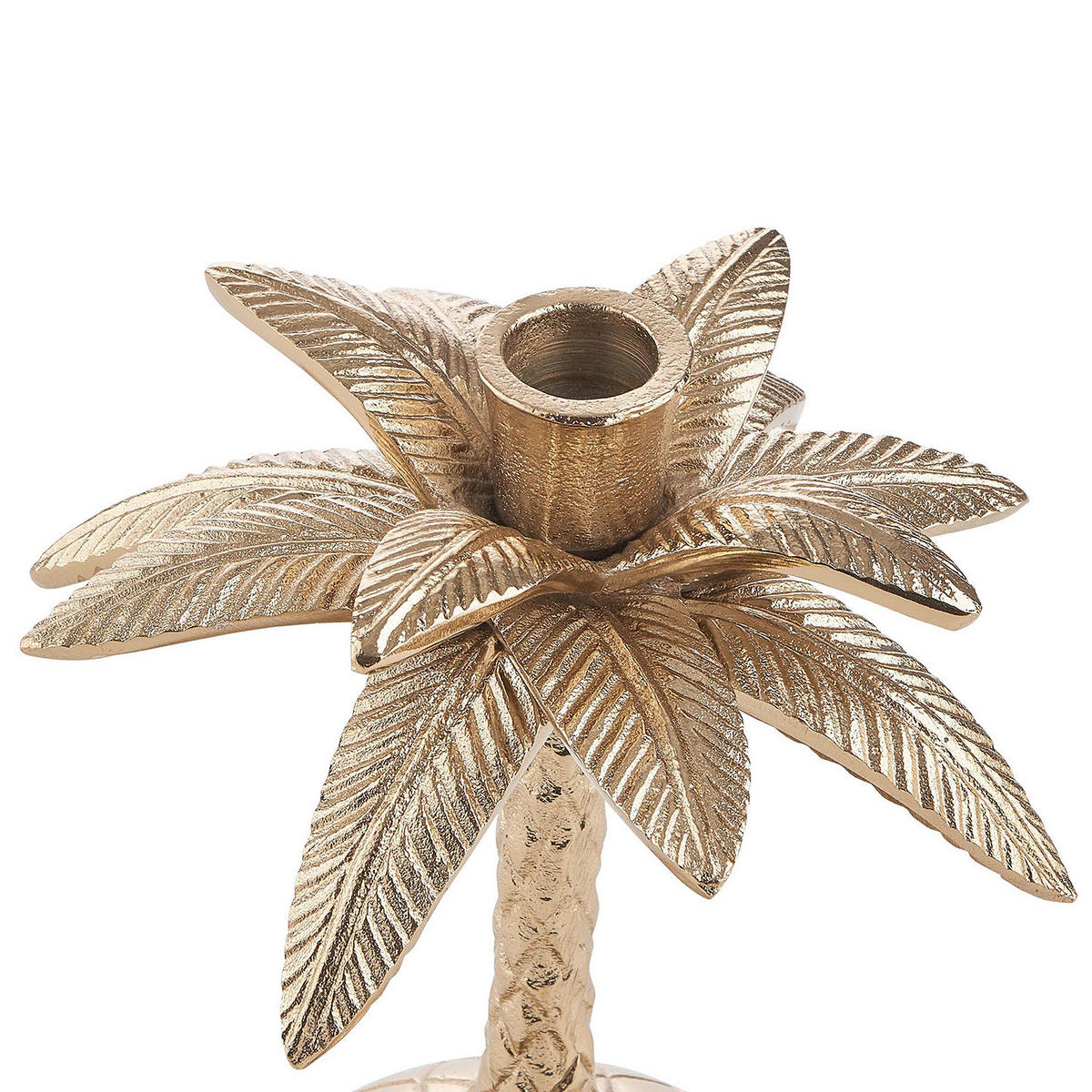 KERZENHALTER Golden Nature - Goldfarben, Metall (17/23/17cm) - BUTLERS