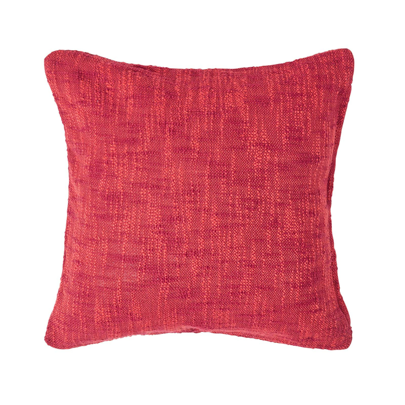 KISSENHÜLLE Nirvana Slub 45/45 cm, 100% Baumwolle - Orange, Textil (45/45cm) - Homescapes