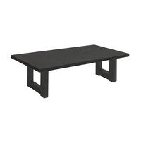 COUCHTISCH Etti 4 120 x 70 x 47 Wohnzimmertisch Schwarzstahl - Schwarz, Holz (120/70/47cm) - 58aufmkessel