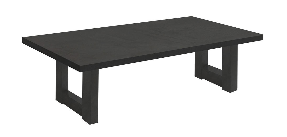 COUCHTISCH Etti 4 120 x 70 x 47 Wohnzimmertisch Schwarzstahl - Schwarz, Holz (120/70/47cm) - 58aufmkessel